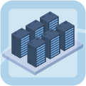 Rainbow-flexible-datacenter-icon